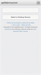 Mobile Screenshot of apifabricacion.com